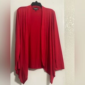 Vibrant Red Women's Cardigan